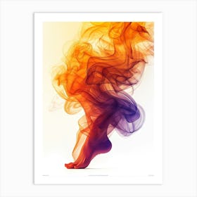 Smoke And Flames 1 Art Print