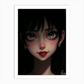 Anime Girl1 Art Print