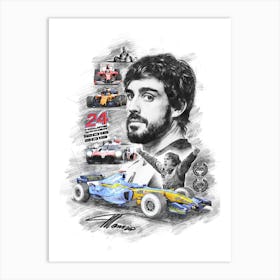 Fernando Alonso 1 Art Print