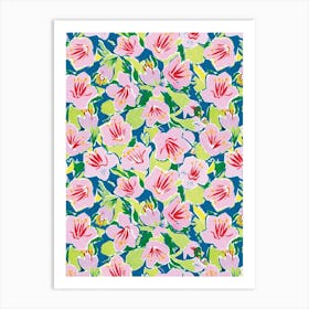 Vibrant Hibiscus Print Art Print