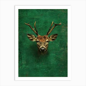 Deer Head 15 Art Print