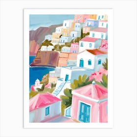 Greece Illustration Art Print