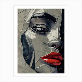 Shattered Face 1 Art Print