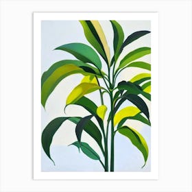 Schefflera Bold Graphic Plant Art Print