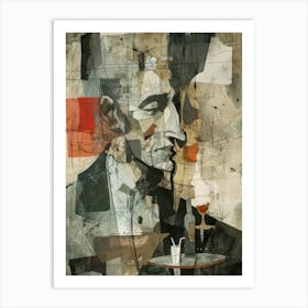 The Man In The Suit Style Abstract Art Print