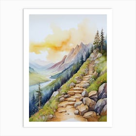 Path To The Mountains.6 Art Print