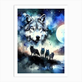 Wild Animal Illustration 137 Art Print