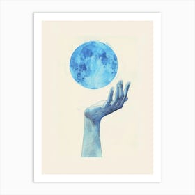 Blue Moon 2 Art Print