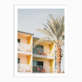 Palm Springs Hotel Art Print