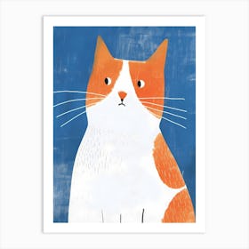 Orange Cat Canvas Print Art Print