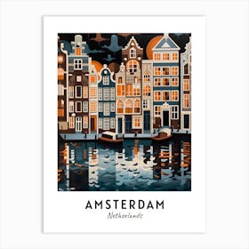 Amsterdam Netherlands Travel City Art Print