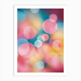 Abstract Bokeh Art Print