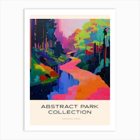 Abstract Park Collection Poster Namsan Park Seoul South Korea 3 Art Print