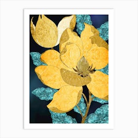 Yellow Magnolia Art Print