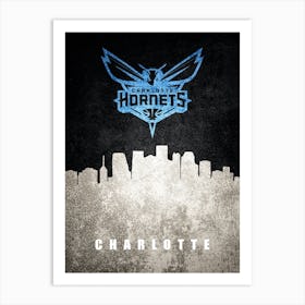 Charlotte Hornets Art Print