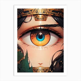 Eye Of The Goddess Art Print