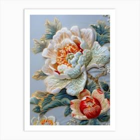 Chinese Embroidery 66 Art Print