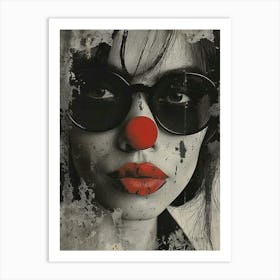 Clown Face 1 Art Print