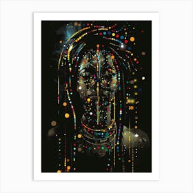 Woman With Dreadlocks Art Print