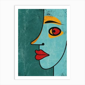 Portrait Of A Woman 614 Art Print