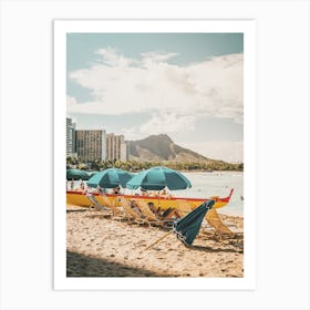 Hawaii Beach Vacation Art Print