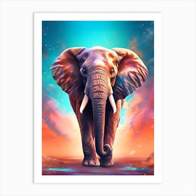 Elephant In The Sky 2 Art Print