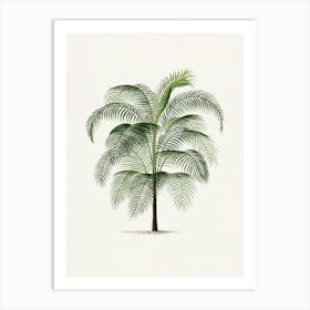 Vintage Palm Tree Art Print