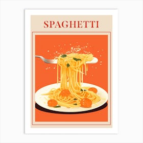 Spaghetti Bolognese Italian Pasta Poster Art Print