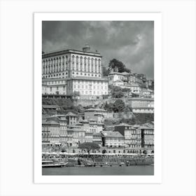 Porto, Ribeira Neighbour Portugal | Black and White Photography Art Print