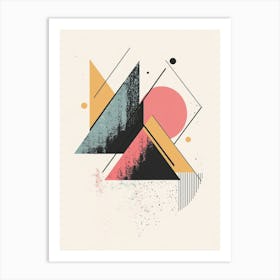 Abstract Geometric Pattern 1 Art Print