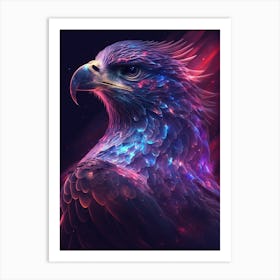 Eagle Universe Art Print