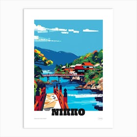 Nikko Japan 5 Colourful Travel Poster Art Print