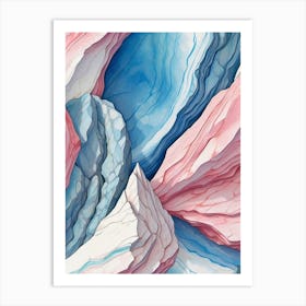 Abstract Watercolor Painting Art Print