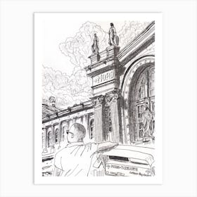 Gare Du Nord Art Print