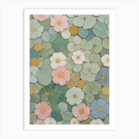 Flower Discs Art Print