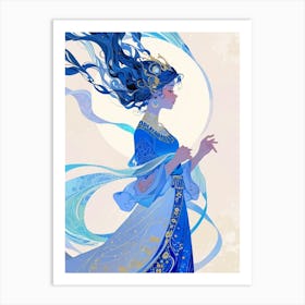 Chinese Girl 3 Art Print