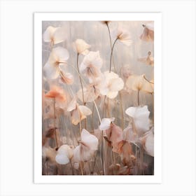 Boho Dried Flowers Cyclamen 4 Art Print