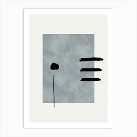 Square With A Brush Art Print