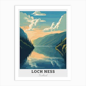 Loch Ness Travel Art Print