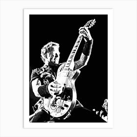 James Hetfield Metallichead band music 5 Art Print