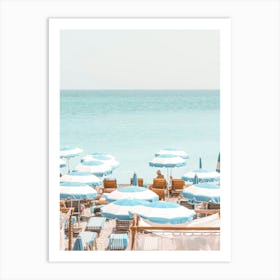 Beach Umbrellas 1 Art Print