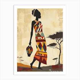 Desert Dream|The African Woman Series | Boho Art Print