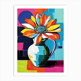 Daisy In A Vase Art Print