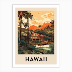 Vintage Travel Poster Hawaii 7 Art Print