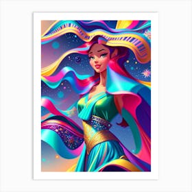 Egyptian Woman 3 Art Print