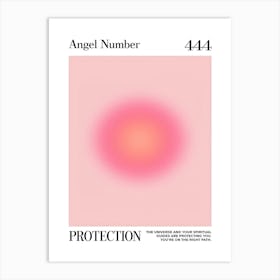 Angel Number 414 Protection Art Print