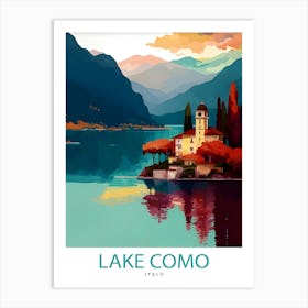 Lake Como ItalyTravel Poster Art Print