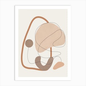 Abstract Line Movement Ii Art Print