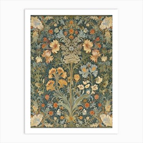 The garden William Morris Art Print