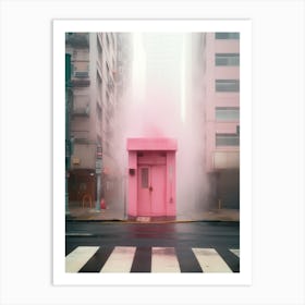 Pink Building Art Print